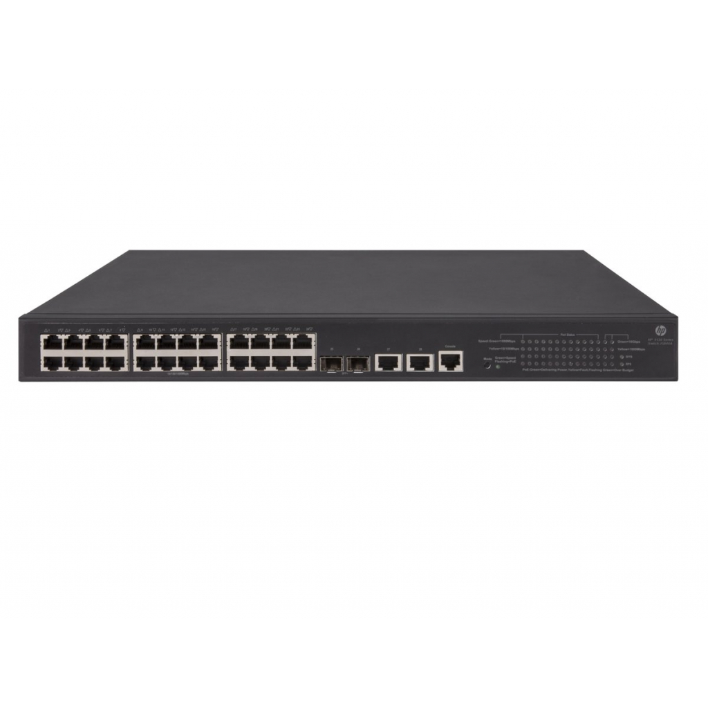 Комутатор мережевий HP 5130-24G-PoE+-2SFP+-2XT (JG940A) - зображення 2