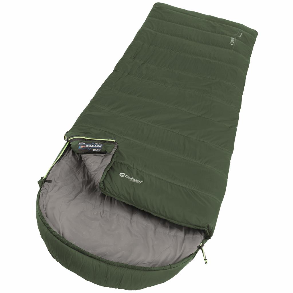Спальний мішок Outwell Canella Supreme -1C Forest Green Left (928834) - зображення 2