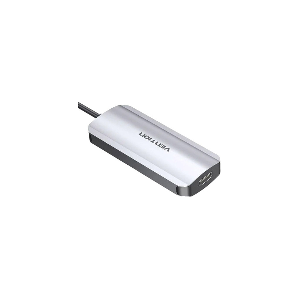 Концентратор Vention USB 3.1 Type-C to HDM/USB 3.0х3//PD 100W 5-in-1 (THFHB) - изображение 2
