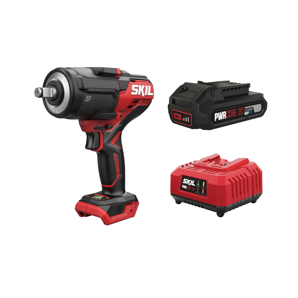 Гайковерт Skil акумуляторний безщітковий ударний 3285 CA XP , 2.5Ah (SD1E3285CA+BC1E3110AA) - зображення 1