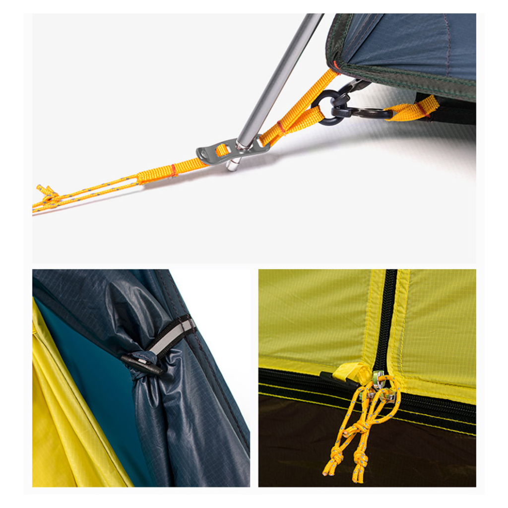 Намет Naturehike двомісний Cloud Peak 2 2 NH19K240-Y 15D темно-синій (6927595736326) - зображення 5