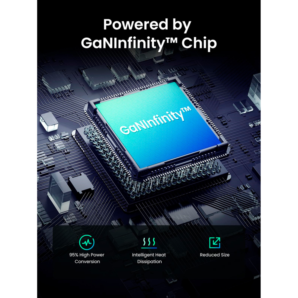 Зарядний пристрій Ugreen USB-C PD30W GaN X703 gray (35006) - зображення 7