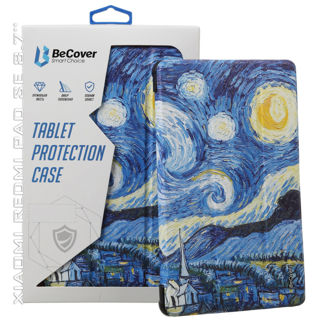 Чохол до планшета BeCover Smart Case Xiaomi Redmi Pad SE 8.7" Night (711915) - зображення 7