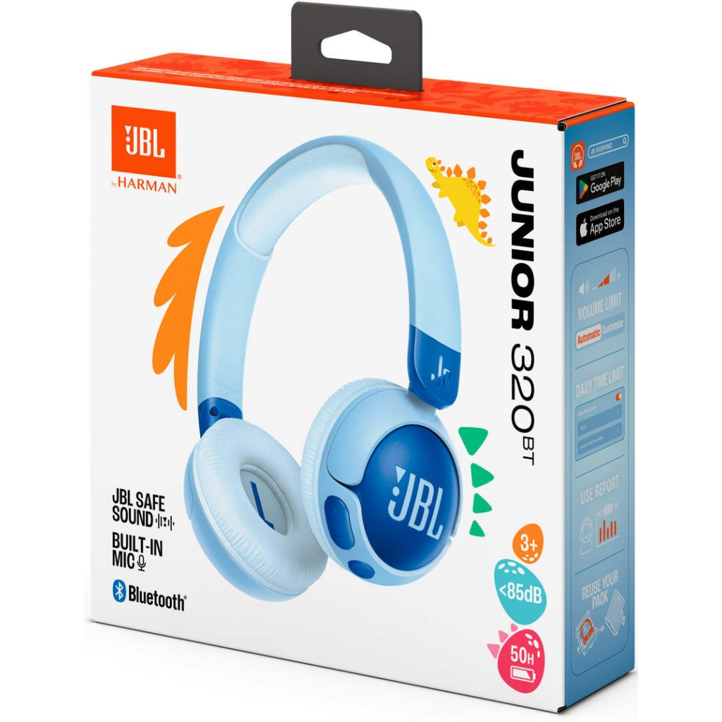 Навушники JBL JR 320BT Blue (JBLJR320BTBLU) - зображення 8