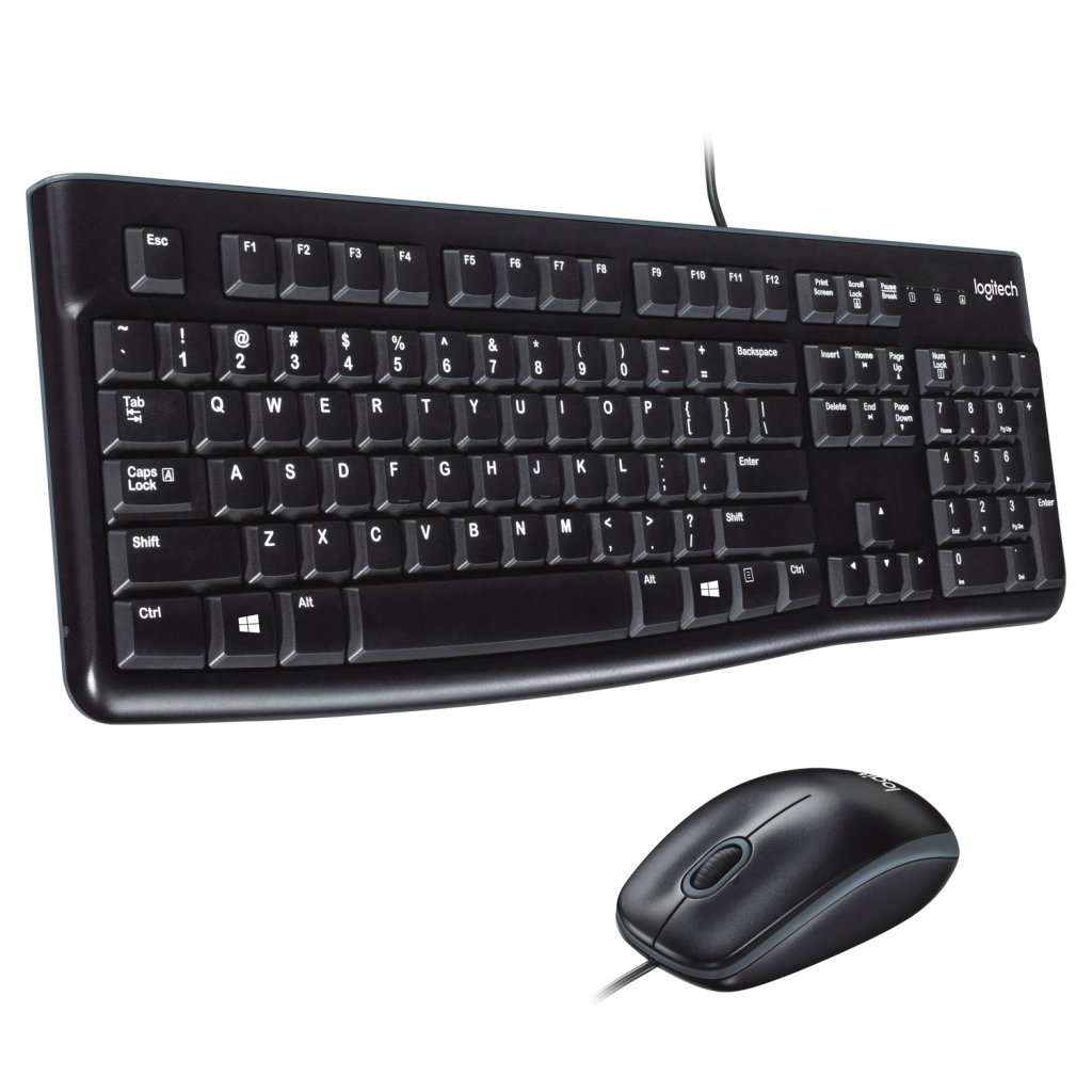 Комплект Logitech MK120 USB UA Black (920-002563) - зображення 1