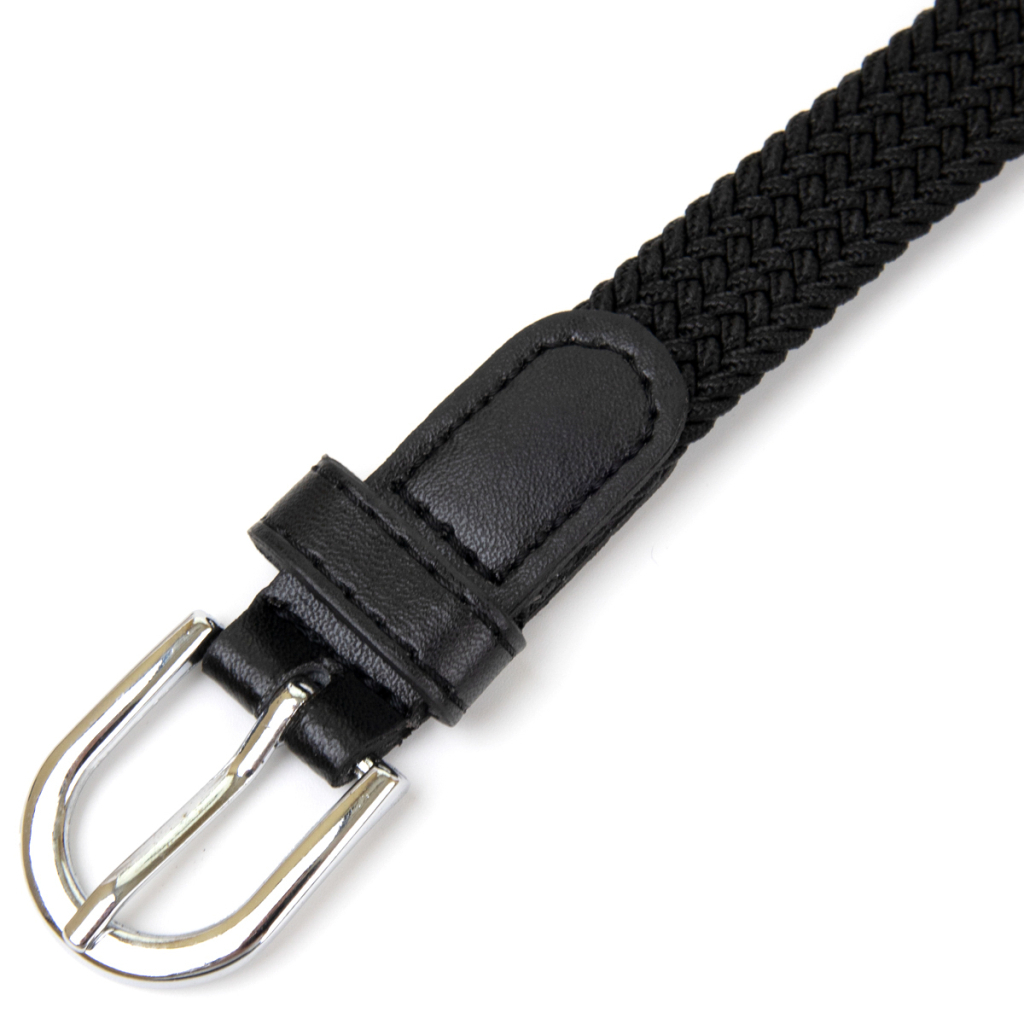 Ремінь Vintage Текстильний тонкий жіночий Чорний (20544) - зображення 5