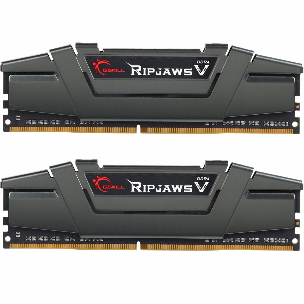 Модуль пам'яті для комп'ютера DDR4 16GB (2x8GB) 3200 MHz RipjawsV G.Skill (F4-3200C16D-16GVGB) - зображення 1