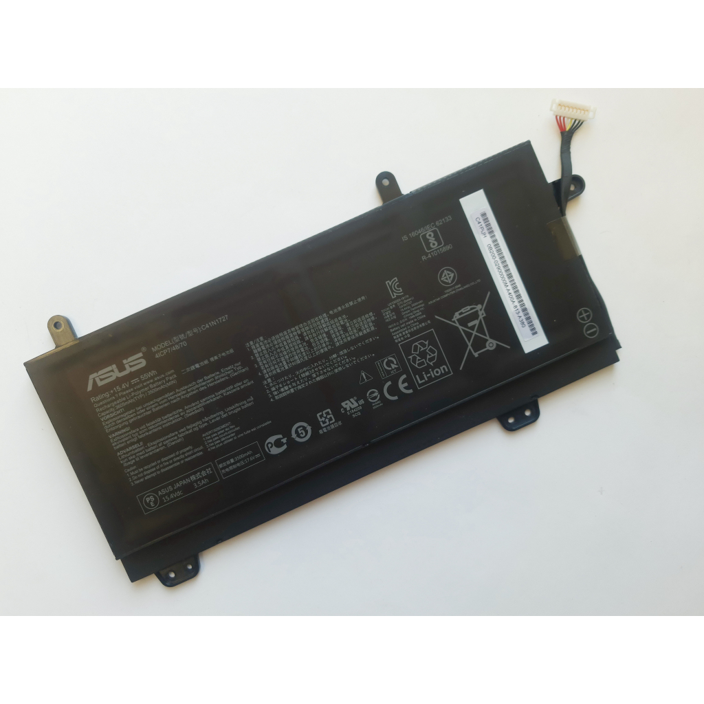 Акумулятор до ноутбука ASUS ROG Zephyrus GM501 C41N1727, 3605mAh (55Wh), 4cell, 15.4V, L (A47629) - зображення 2