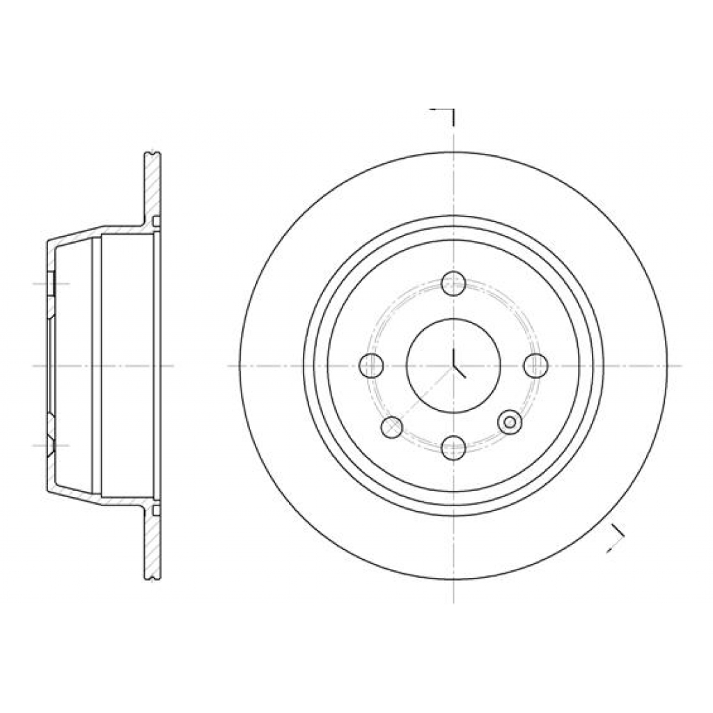 Гальмівний диск REMSA 6207.00 - зображення 1