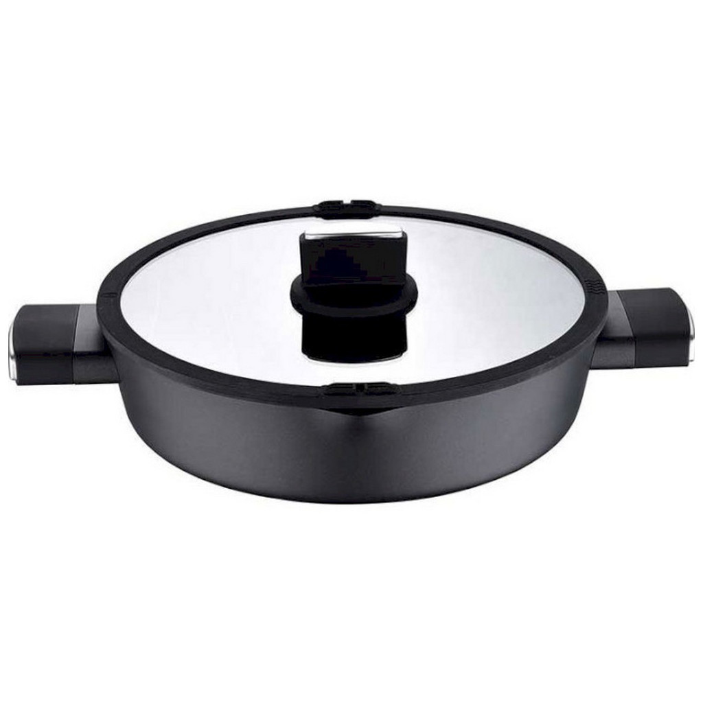 Сотейник Bergner Ion plus з кришкою 28 см (BG-35913-BK) - зображення 2