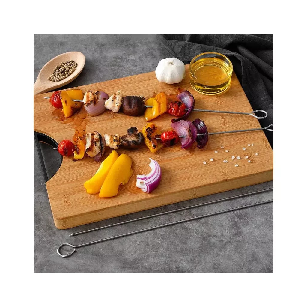 Шампур Bergner Bbq 36 см 4 шт (BG-40222-MM) - зображення 3