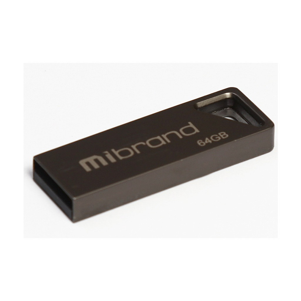 USB флеш накопичувач Mibrand 64GB Stingray Grey USB 2.0 (MI2.0/ST64U5G) - зображення 1