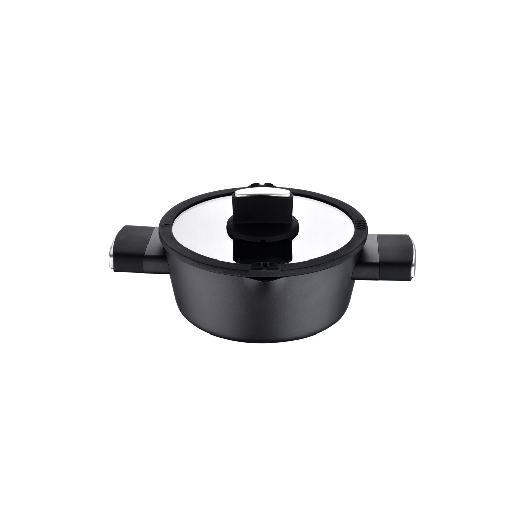 Каструля Bergner Ion, з кришкою 2 л (BG-35800-BK) - зображення 2