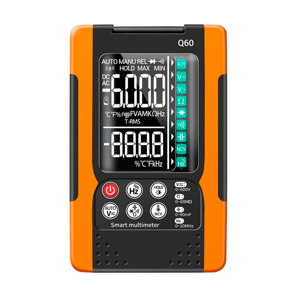 Цифровий мультиметр ANENG AN-Q60, V, A, R, C, T, F (AN-Q60) - зображення 1