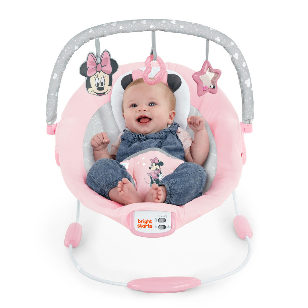 Крісло-гойдалка Bright Starts Minnie Mouse Rosy Skies (12206) - изображение 3