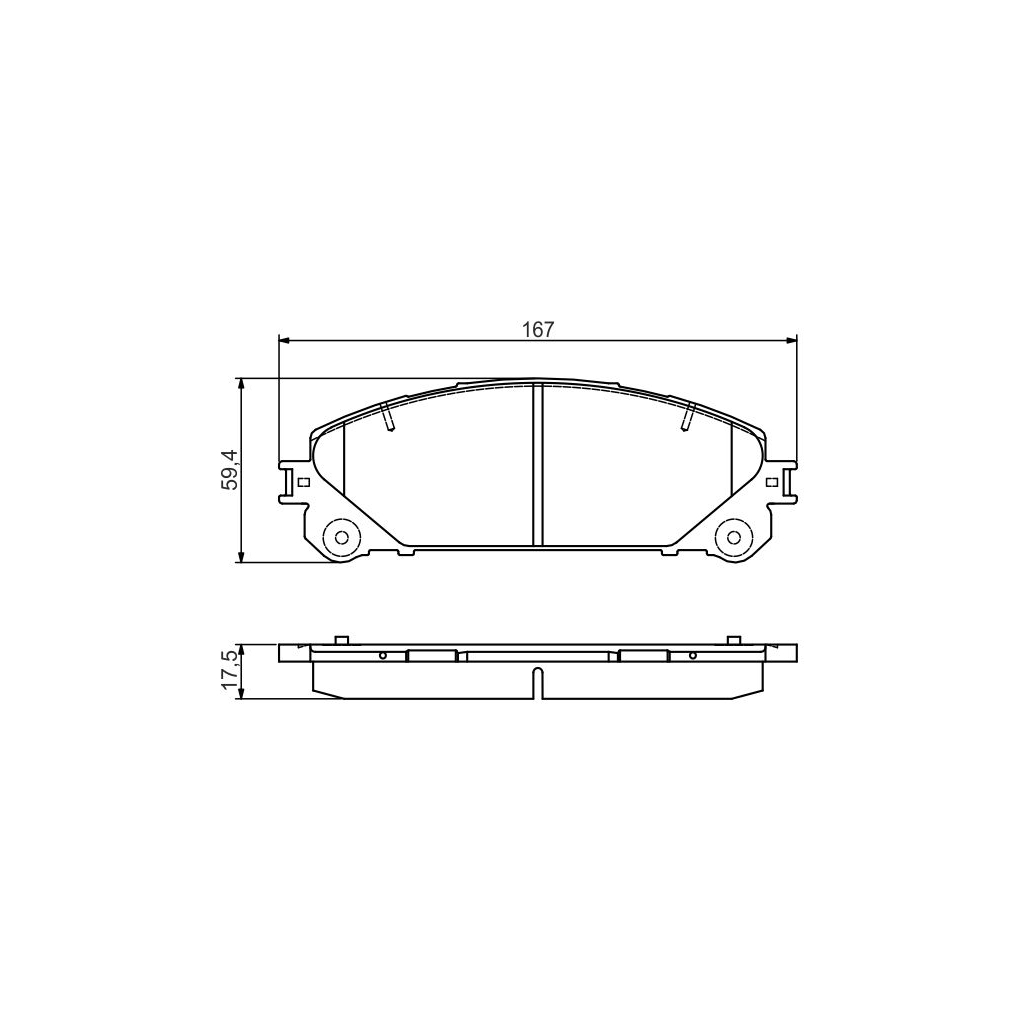 Гальмівні колодки Bosch 0 986 495 169 - зображення 7