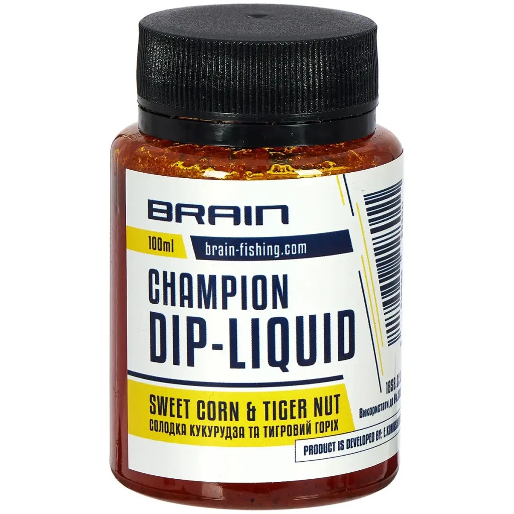 Діп-ліквід Brain fishing Champion Sweet Corn & Tiger Nut (кукурудза+тигр. горіх) 100ml (1858.22.28) - зображення 1