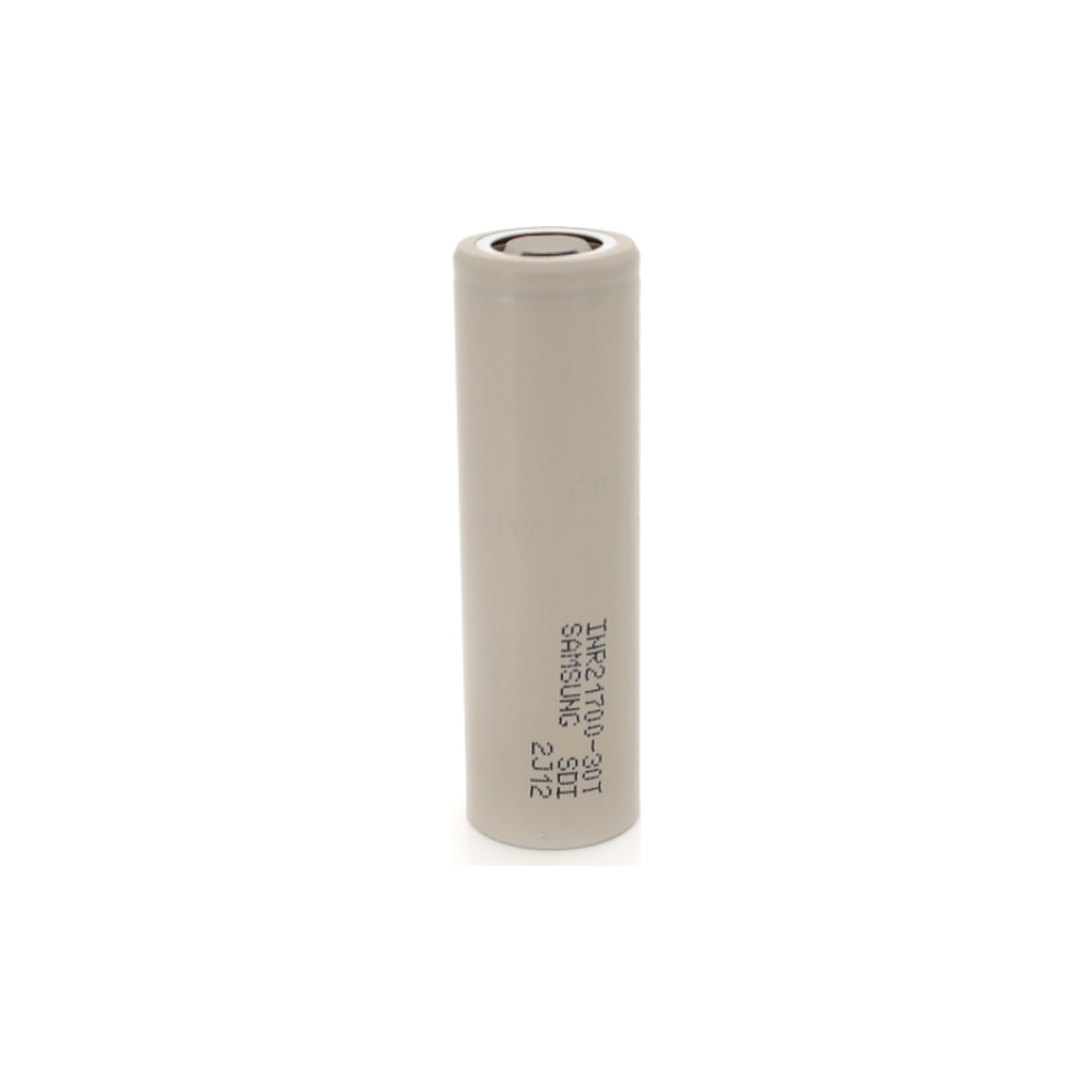 Акумулятор Samsung 21700 3000mAh, 7.2(14.4)A, 4.2/3.69/2.5V, Gray (INR21700(30T) / 28227) - зображення 1