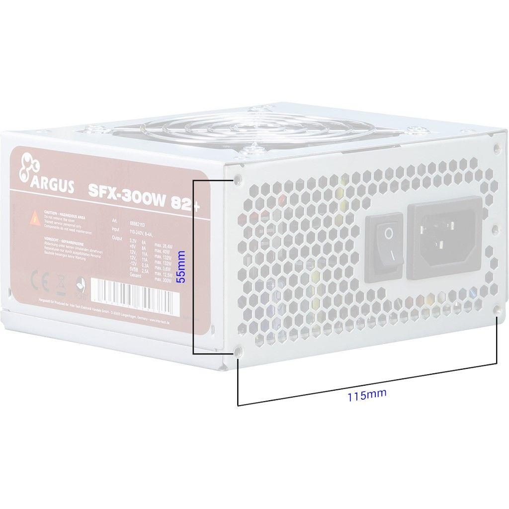 Блок живлення Inter-Tech 300W (SFX-300W 82+) - зображення 3