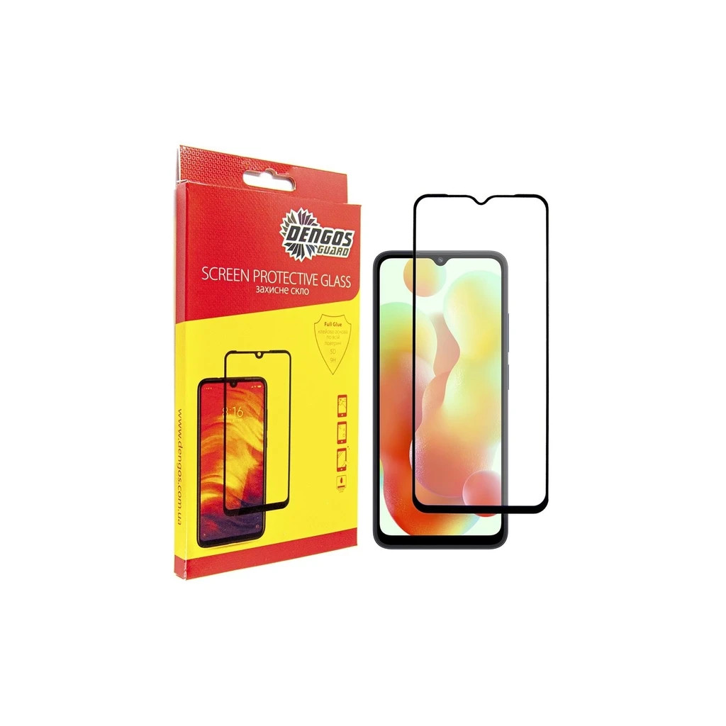 Чохол до мобільного телефона Dengos Kit for Xiaomi Redmi 12C case + glass (Green) (DG-KM-53) - зображення 4