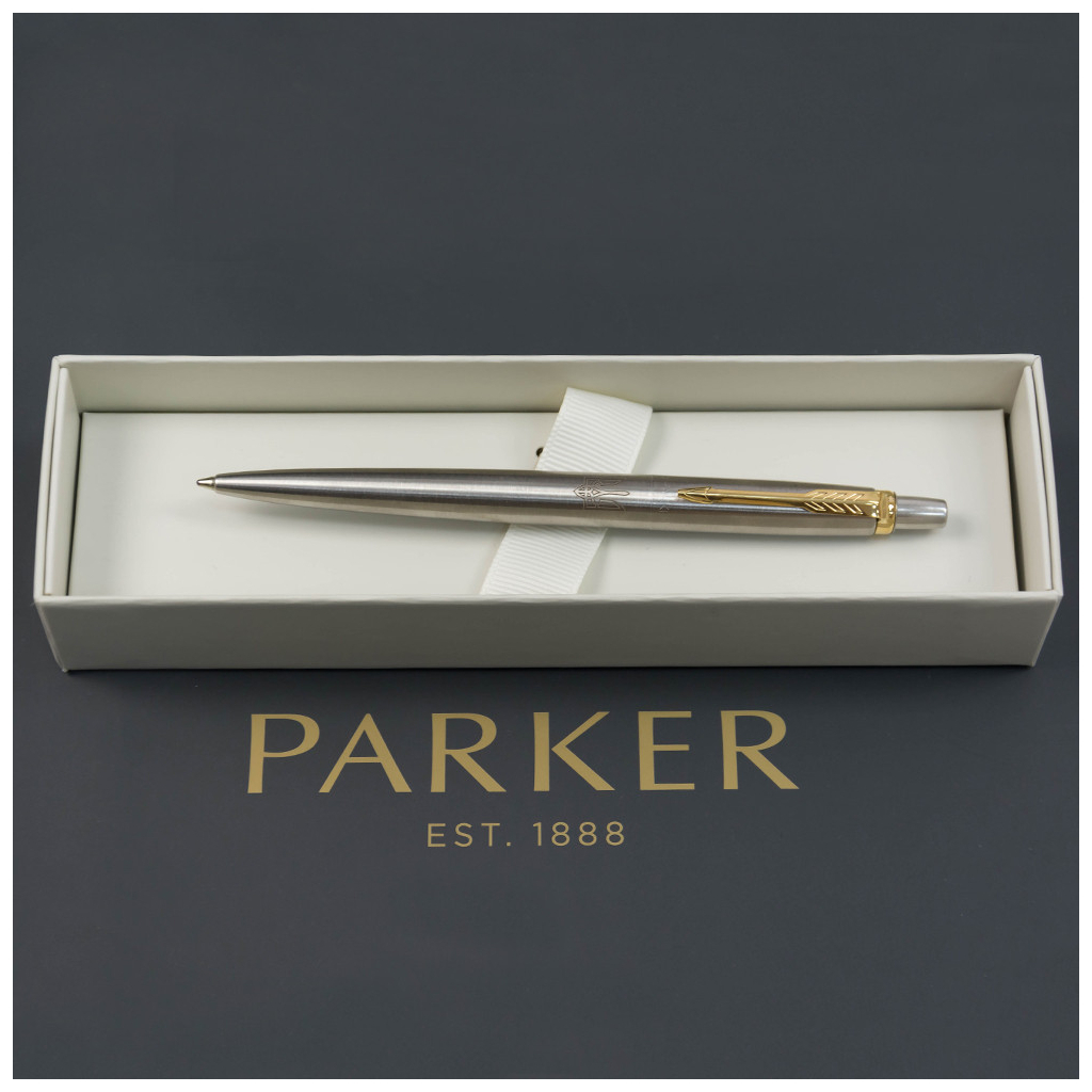 Ручка кулькова Parker JOTTER 17 UKRAINE SS GT BP Тризуб прозорий (16032_T010b) - зображення 5