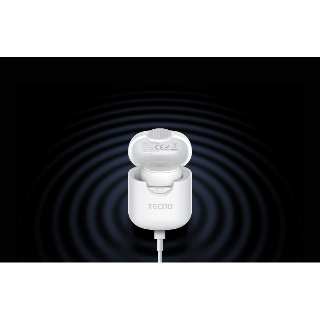 Навушники Tecno Minipods M1 Mono White (4895180759475) - зображення 8