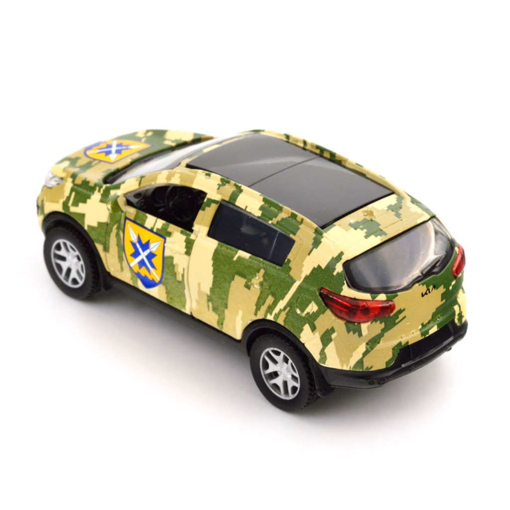 Машина TechnoDrive Автомодель серії Шеврони Героїв - Kia Sportage R - 56 ОМПБр (250362M) - зображення 10