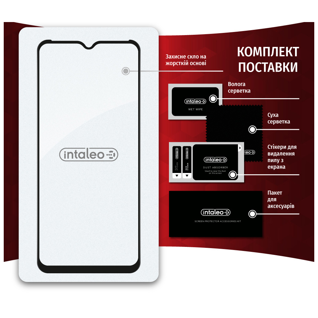 Скло захисне Intaleo Full Glue Tecno Spark 8T (1283126542275) - зображення 7