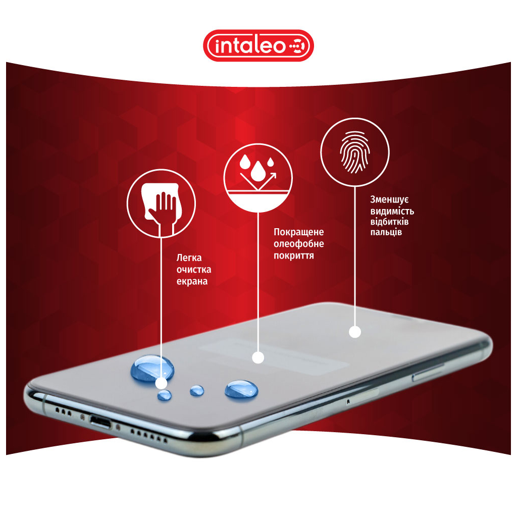 Скло захисне Intaleo Full Glue Xiaomi Redmi 12C (1283126573774) - зображення 6