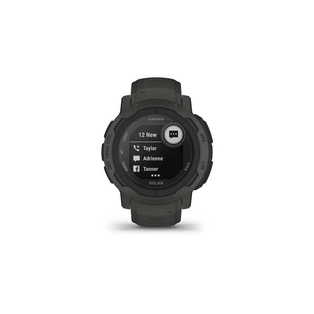 Смарт-годинник Garmin Instinct 2, Solar, Graphite, GPS (010-02627-00) - изображение 9