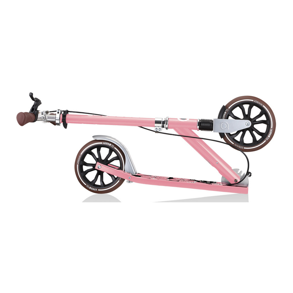 Самокат Globber NL205 Deluxe з ручним гальмом Пастельно-рожевий (685-210) - зображення 6