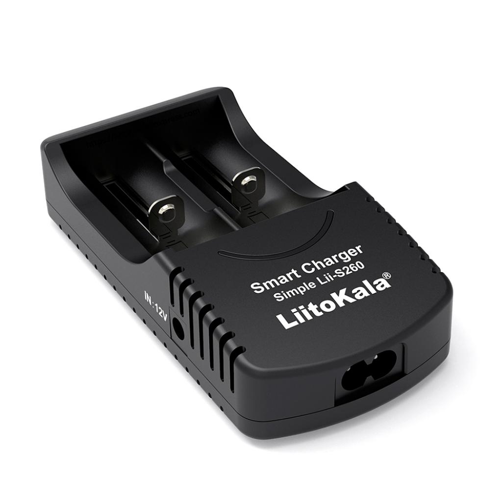 Зарядний пристрій для акумуляторів Liitokala 2 Slots, Li-ion/Ni-MH/Ni-Cd/AA/ААA/AAAA/С (Lii-S260) - зображення 1