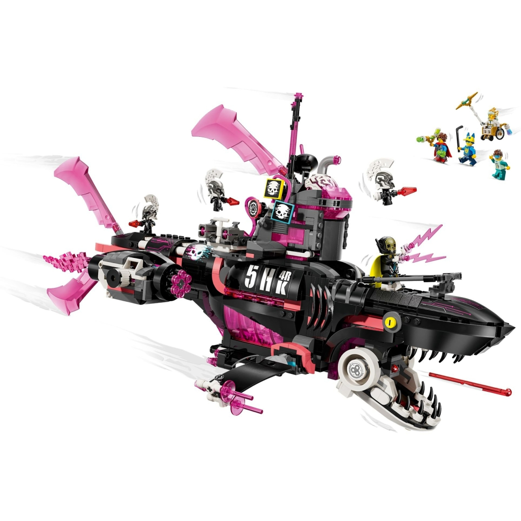 Конструктор LEGO DREAMZzz Жахливий підводний човен «Акула» (71500) - зображення 5