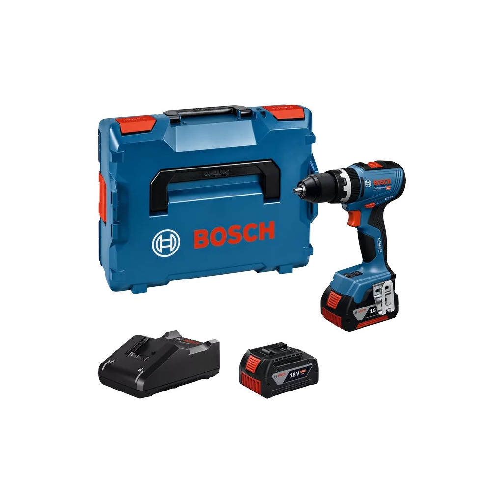 Шуруповерт Bosch Professional GSB 18V-65 18В 2х5Агод 3165Нм 0-2100обхв ЗП GAL18V-40 кейс 1.12 (0.601.9N3.303) - зображення 1
