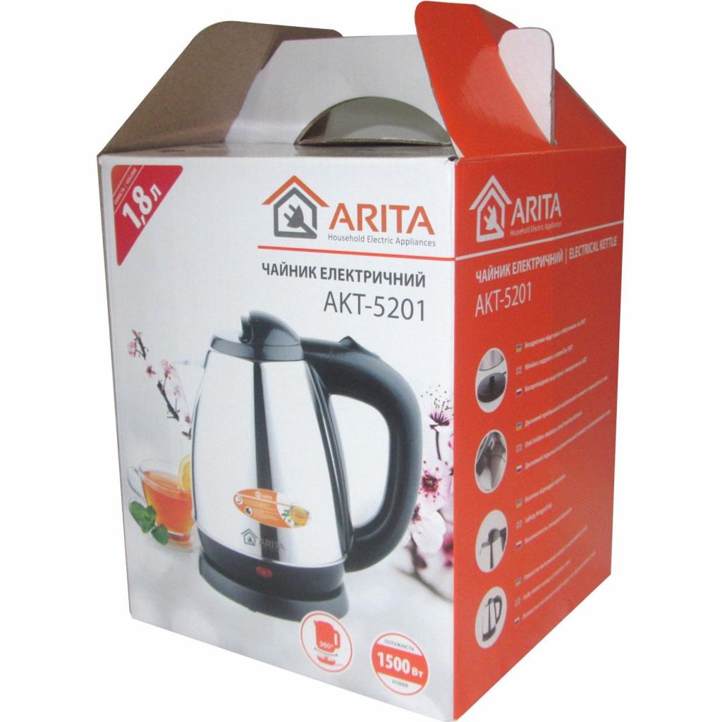 Електрочайник Arita AKT-5201 - зображення 4