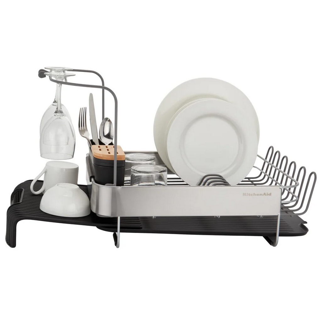 Сушарка для посуду KitchenAid Sinkware 61,5 x 38,5 x 37,5 см сірий (KEG896BXCGA) - зображення 5
