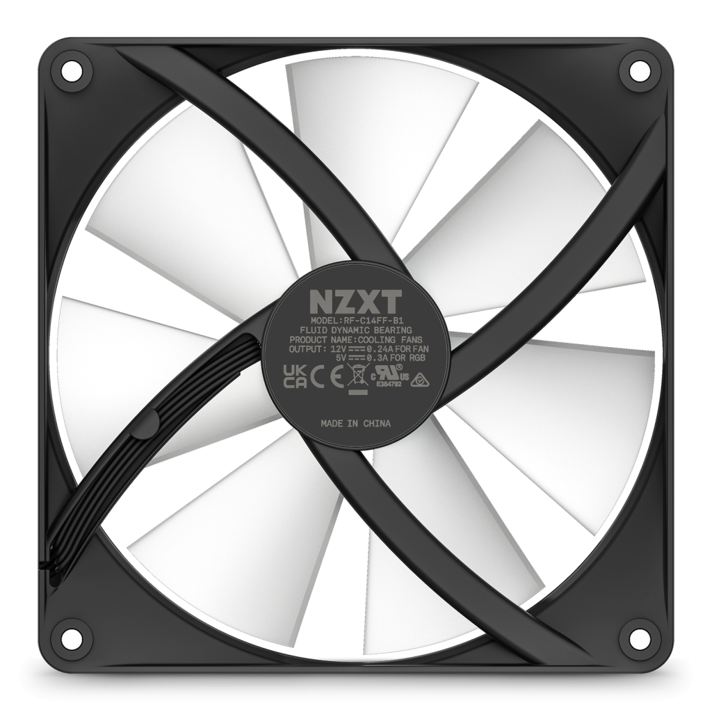 Кулер до корпусу NZXT F140RGB (RF-C14SF-B1) - зображення 3