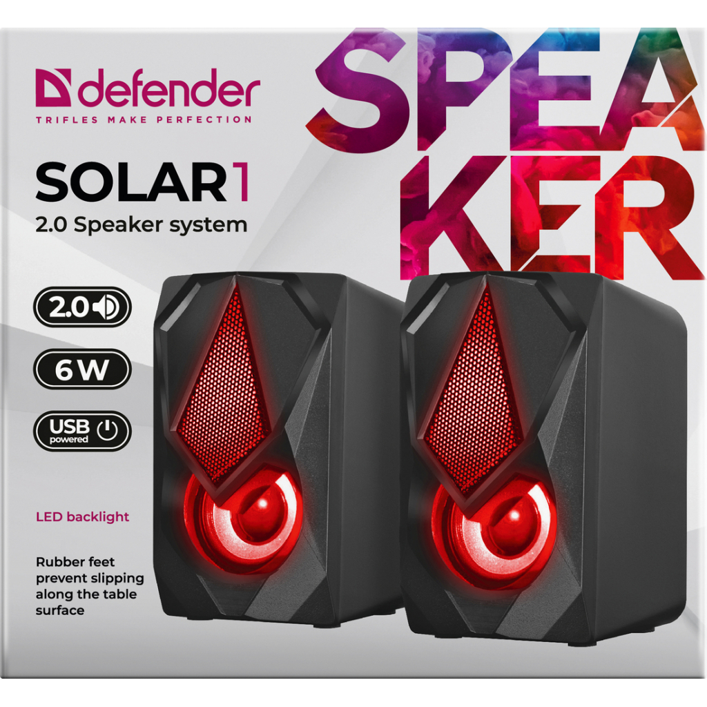 Акустична система Defender Solar 1 Black (65401) - зображення 8