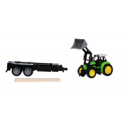 Спецтехніка Same Toy инерционная Truck Бетономешалка Желтая с бульдозером (98-88Ut-2) - зображення 4