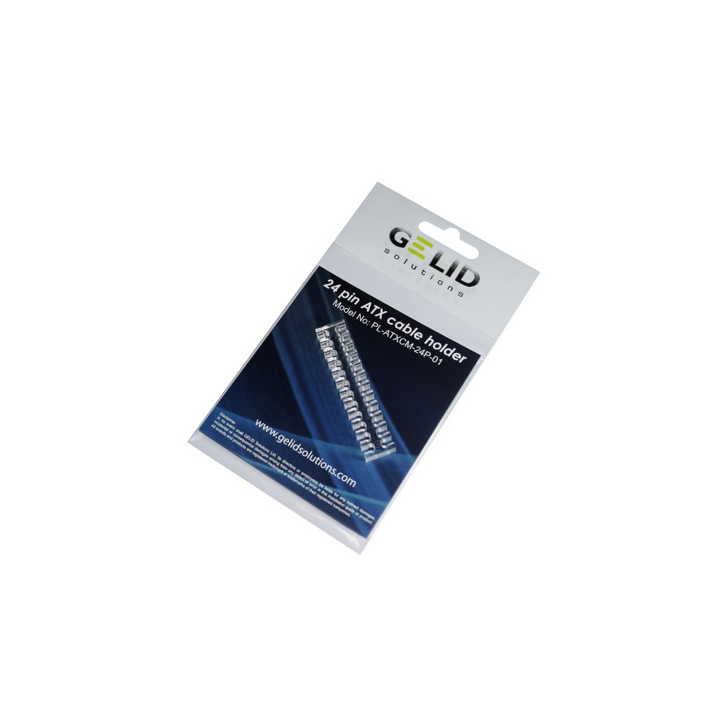 Кабельний організатор Gelid Solutions ATX Cabel holder, 24 канали прозорий (PL-ATXCM-24P-01) - изображение 5
