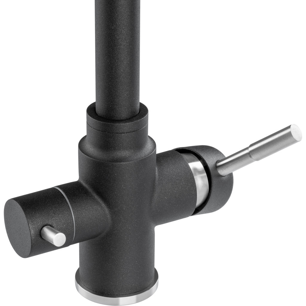 Змішувач GRANADO Badalona LUX black shine (gz0401L) - зображення 3