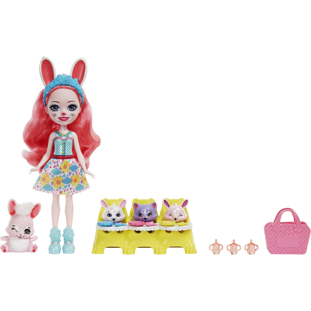 Лялька Enchantimals Друзі-малята Кролик Брі та Твіст (HLK85) - зображення 5