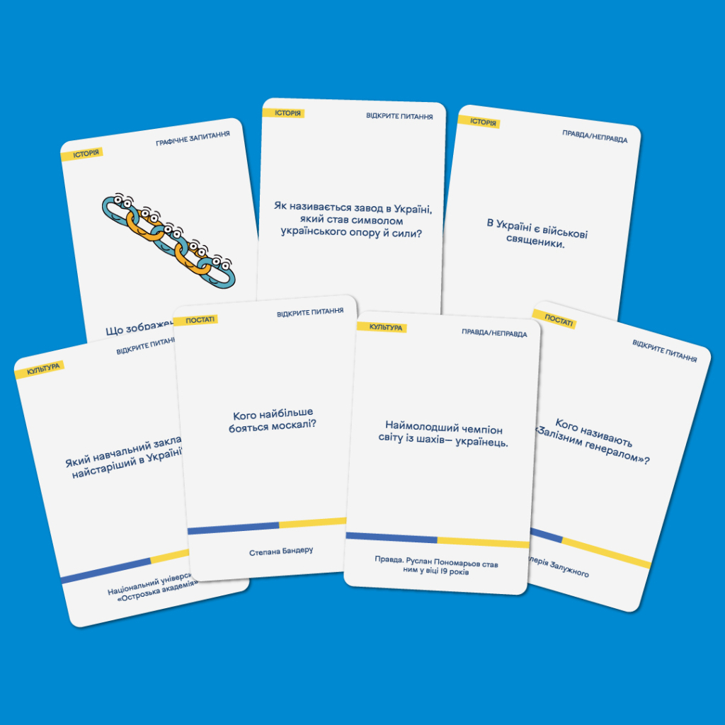 Настільна гра Orner Розмовна гра "Шевченко питає. Гра про Україну" (1909) - зображення 6