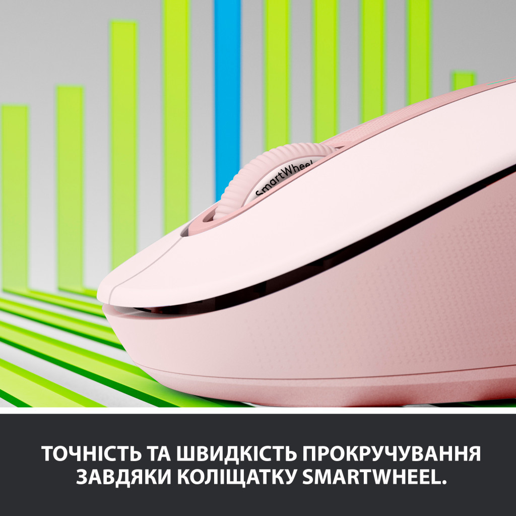 Мишка Logitech Signature M650 Wireless Rose (910-006254) - зображення 2