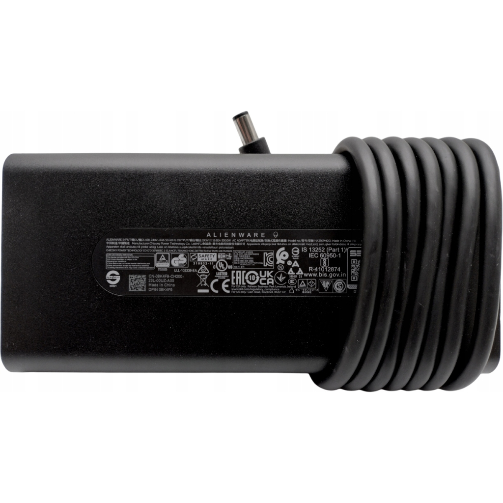 Блок живлення до ноутбуку Dell 330W Alienware GaN 19.5V, 16.92A, 7.4/5.0(pin inside), Oval-корпус (HA330PM201 / A40400) - зображення 2