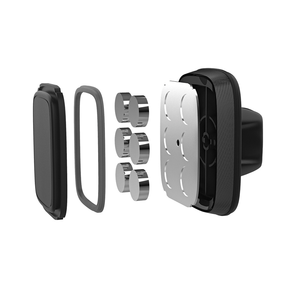 Універсальний автотримач ColorWay Air Vent-3 (360 rotation) magnetic Gray (CW-CHM07-GR) - зображення 3