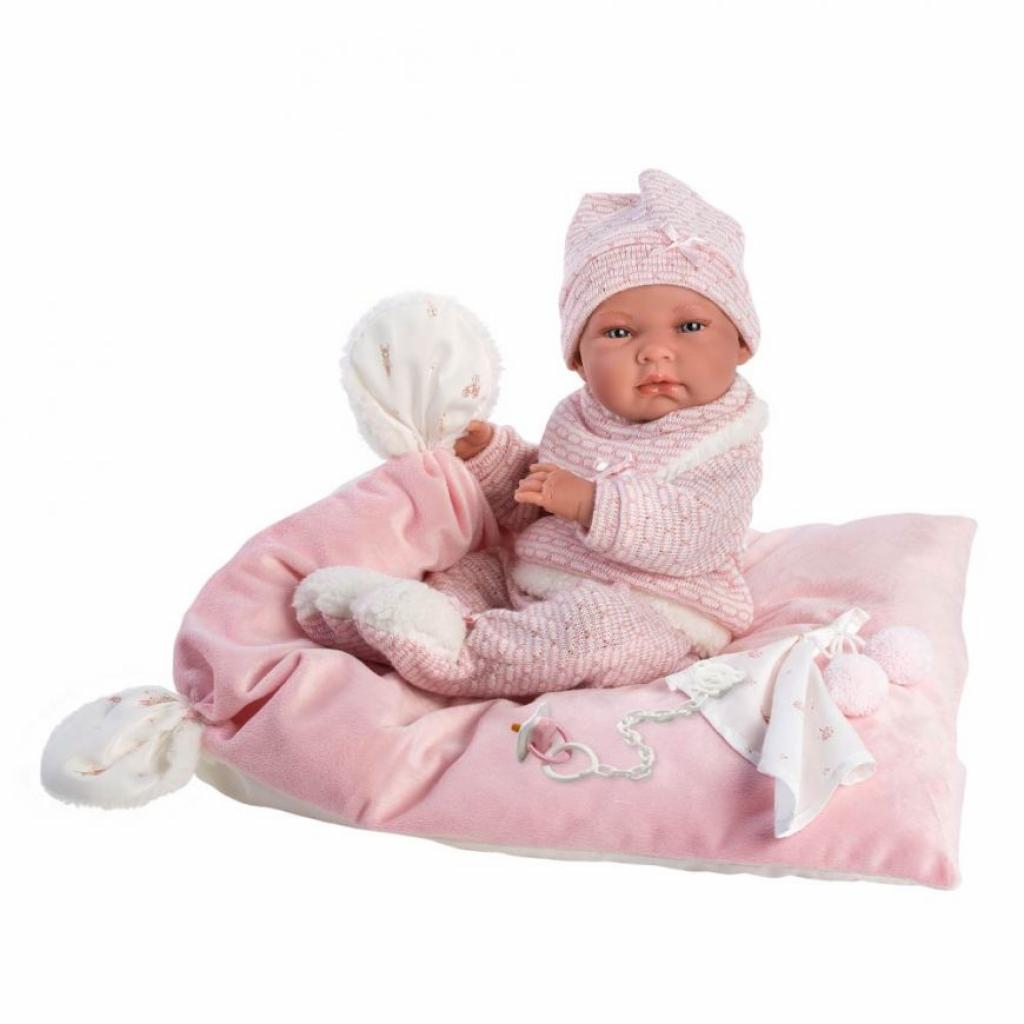 Пупс Llorens Nica con cojin, 40см (73860) - зображення 1