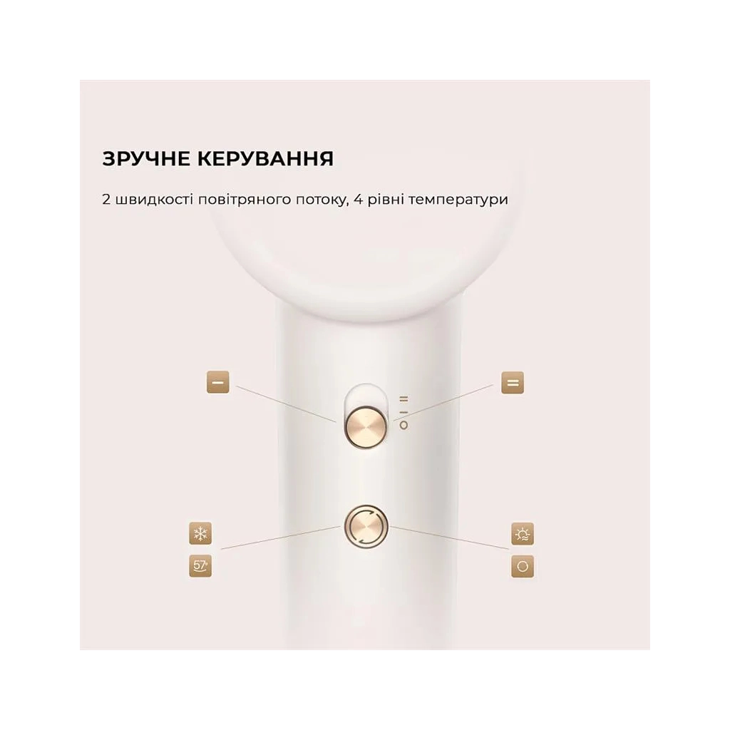 Фен Dreame Gleam White (AHD12A-WH) - зображення 3