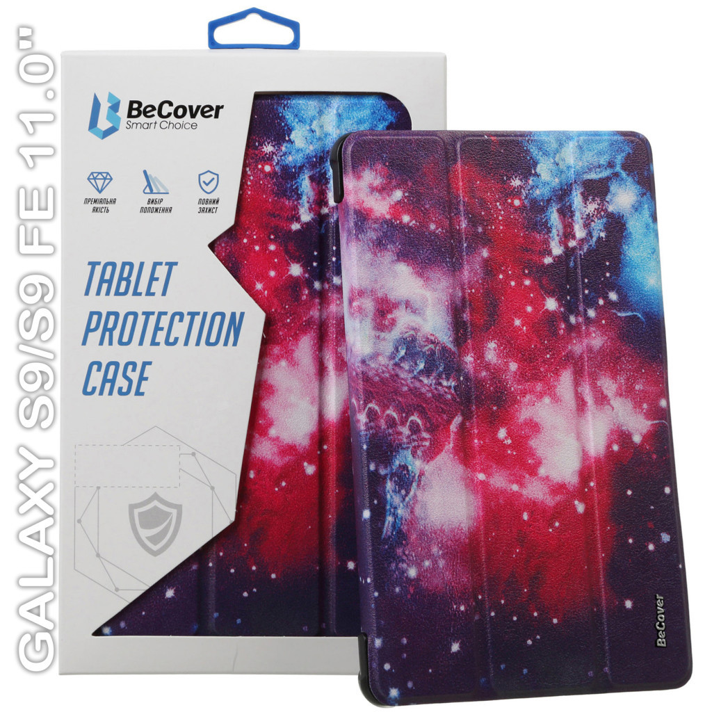 Чохол до планшета BeCover Smart Case Samsung Tab S9 (SM-X710/SM-X716)/S9 FE (SM-X510/SM-X516B) 11.0" Space (710422) - зображення 1