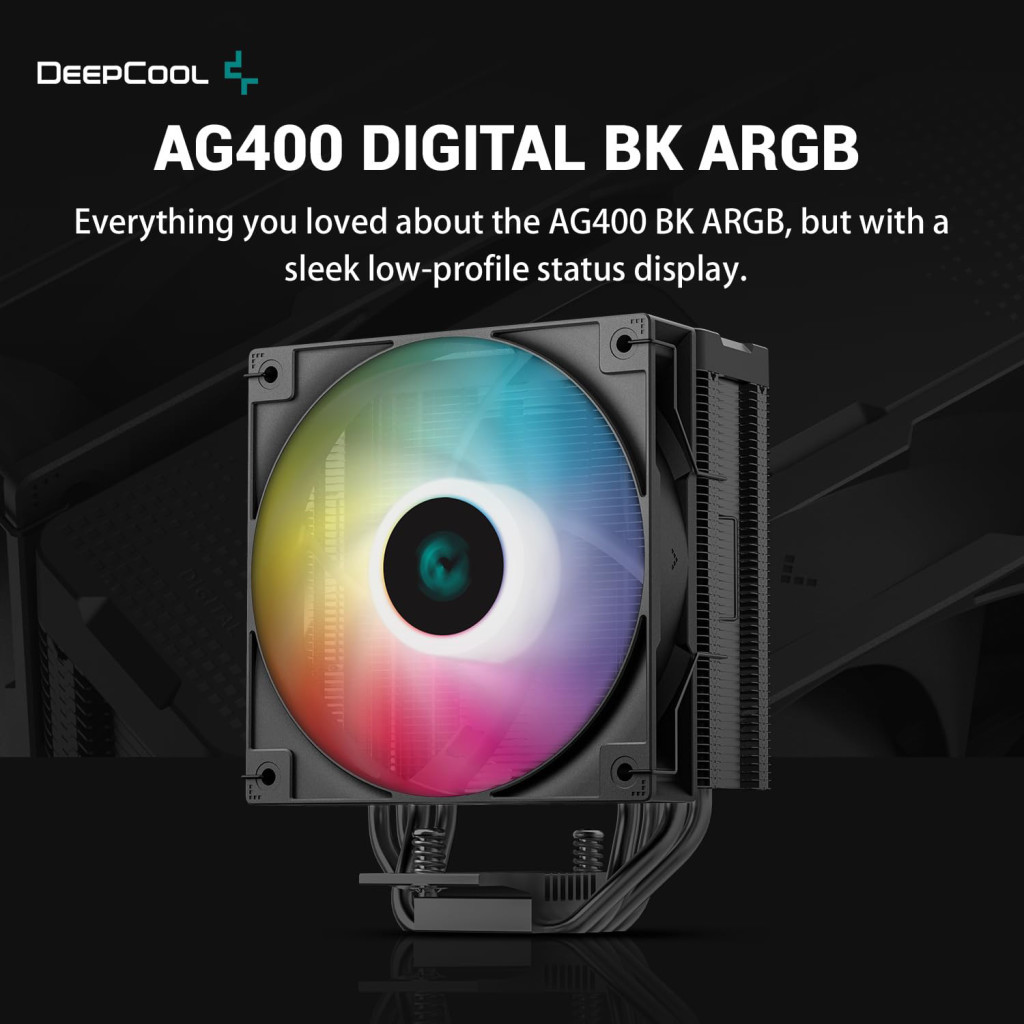 Кулер до процесора Deepcool AG400 DIGITAL BK ARGB - зображення 11